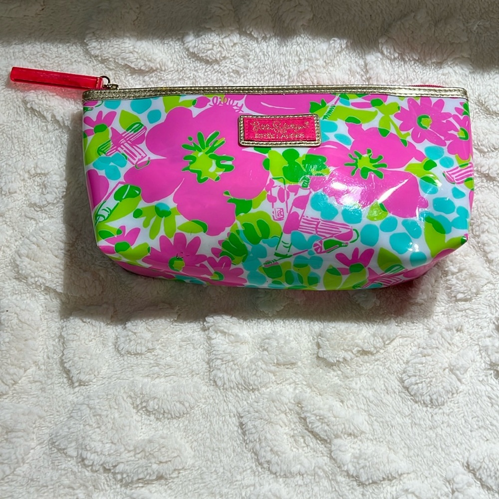 Lily Pulitzer For Estée Lauder Small Zip Makeup Case Pouch